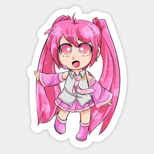 Sakura Miku Chibi Sticker